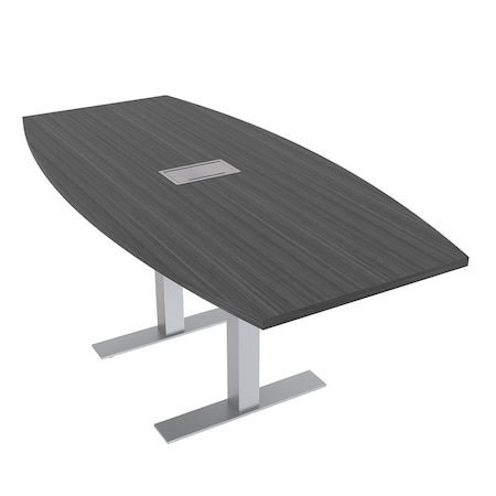 Skutchi Designs 33.5 in W, 71.5 in L, 29 in H, Engineered Wood Top, Grey HAR-BOT-34x70-T-ELEC-ASIANNIGHT